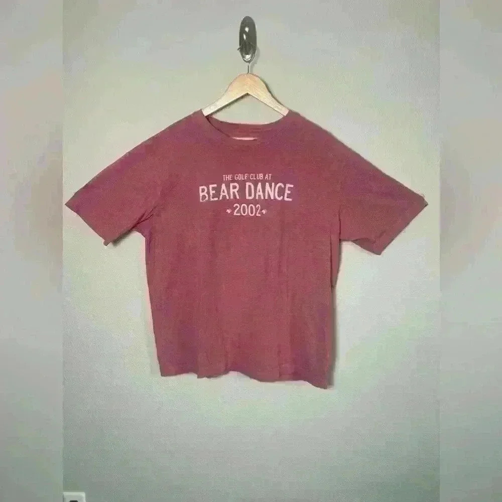 Peter Millar Golf Club Bear Dance 2002 Graphic Short Sleeve TShirt Men's XXL